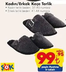 KADIN/ERKEK KEÇE TERLİK KADIN/ERKEK KEÇE TERLİK